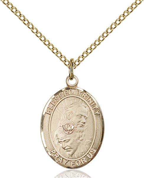 Gold Filled Blessed Trinity Pendant