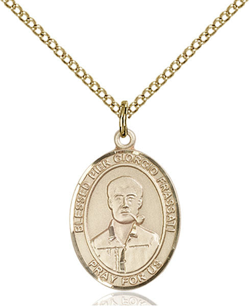 Gold Filled Blessed Pier Giorgio Frassati Pendant