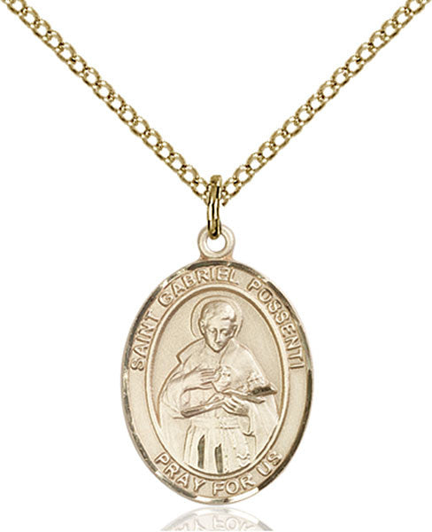 Gold Filled St. Gabriel Possenti Pendant