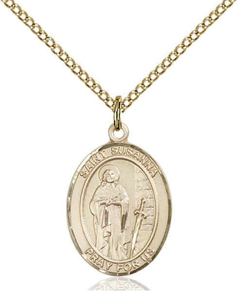 Gold Filled St. Susanna Pendant