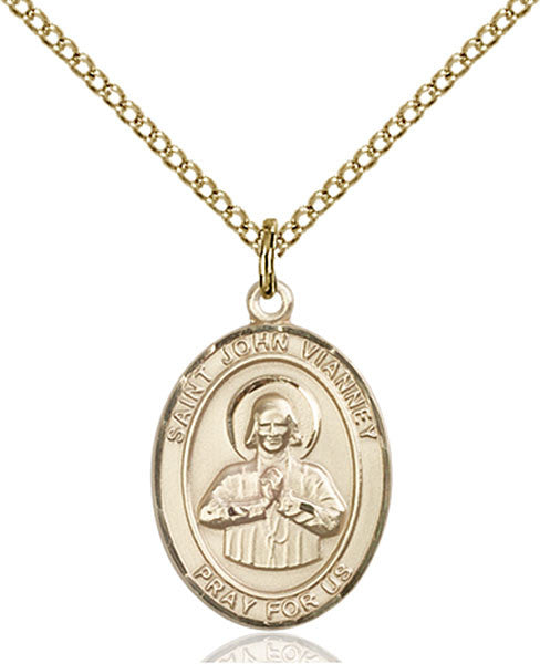 Gold Filled St. John Vianney Pendant