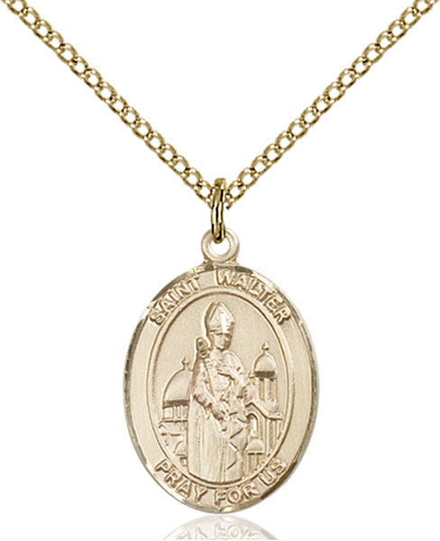Gold Filled St. Walter of Pontnoise Pendant