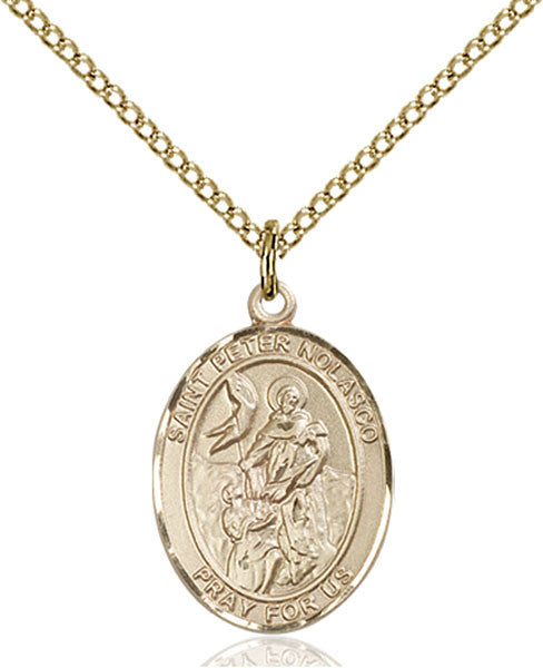 Gold Filled St. Peter Nolasco Pendant
