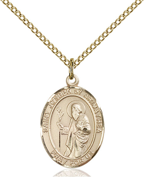 Gold Filled St. Joseph of Arimathea Pendant