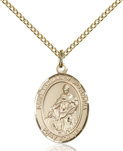 Gold Filled St. Thomas of Villanova Pendant