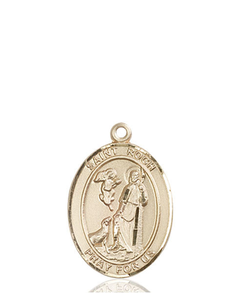 14kt Gold St. Roch Medal