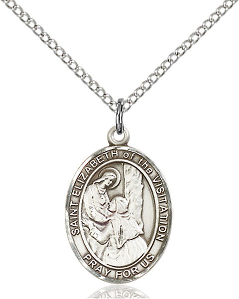 Sterling Silver St. Elizabeth of the Visitation Pe