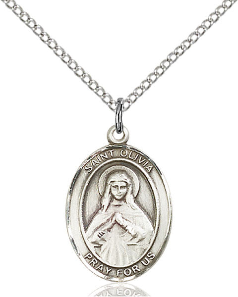 Sterling Silver St. Olivia Pendant