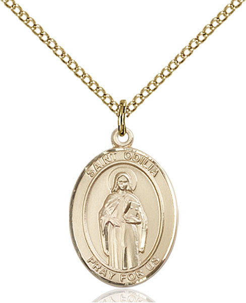 Gold Filled St. Odilia Pendant