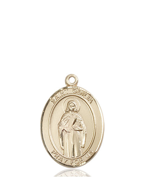 14kt Gold St. Odilia Medal