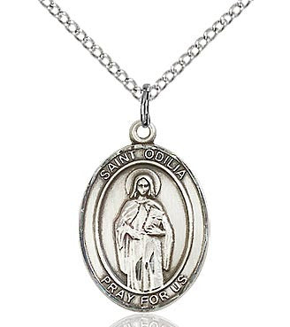 St. Odilia Pendant Silver Filled