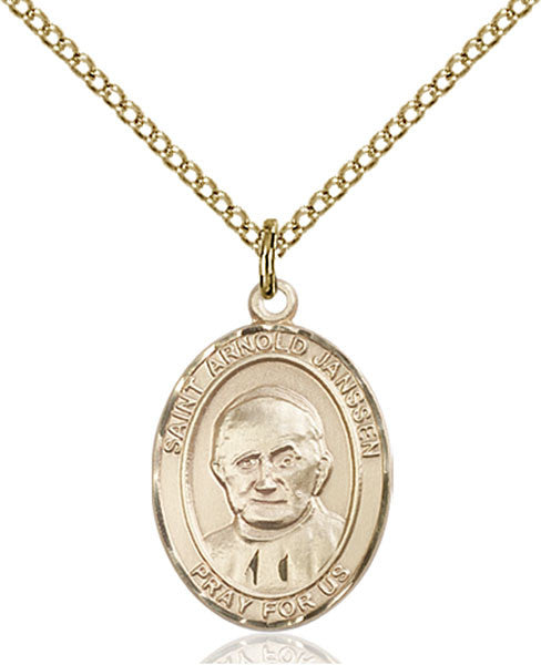 Gold Filled St. Arnold Janssen Pendant