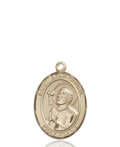 14kt Gold St. Rene Goupil Medal