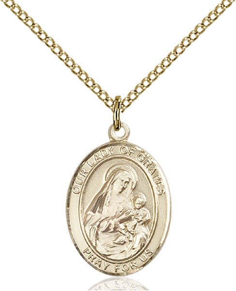 Gold Filled O/L of Grapes Pendant