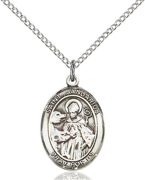 Sterling Silver St. Januarius Pendant