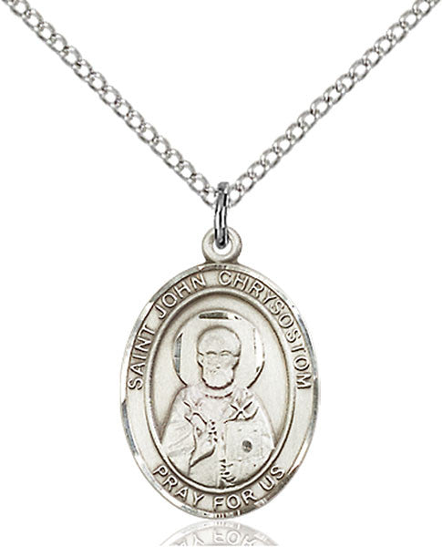 Sterling Silver St. John Chrysostom Pendant