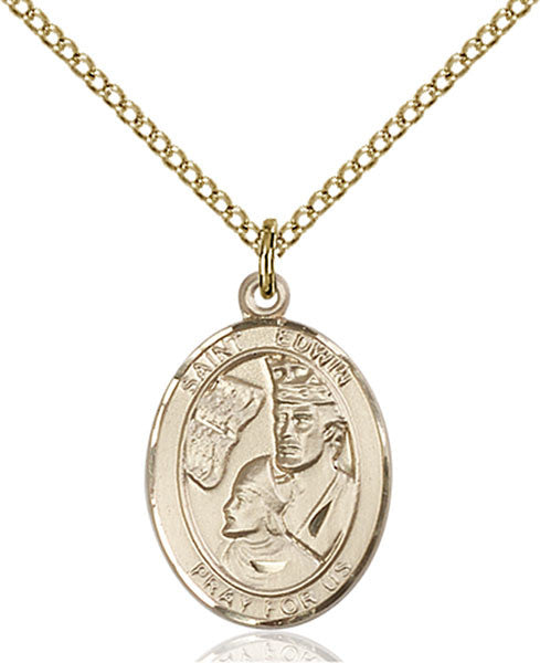 Gold Filled St. Edwin Pendant