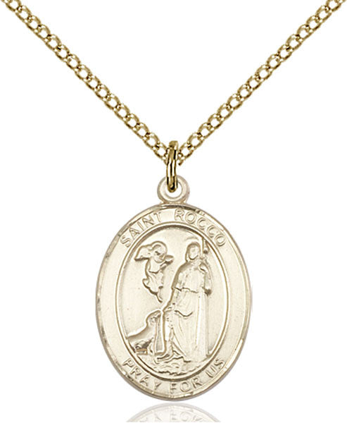 Gold Filled St. Rocco Pendant