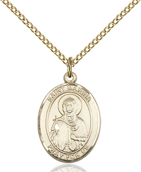 Gold Filled St. Marina Pendant