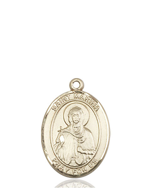 14kt Gold St. Marina Medal