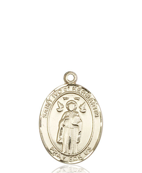 14kt Gold St. Ivo Medal