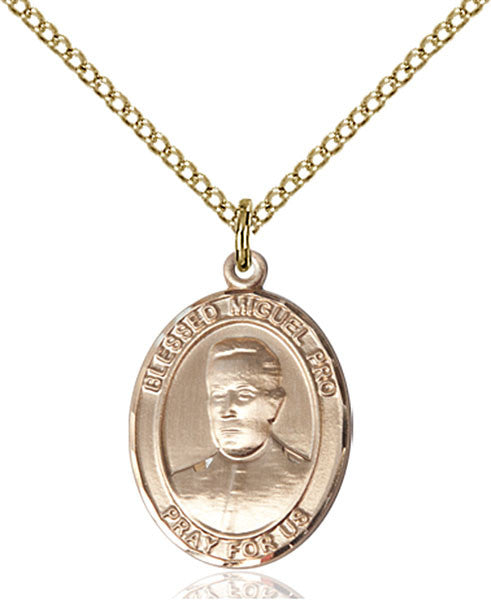 Gold Filled Blessed Miguel Pro Pendant