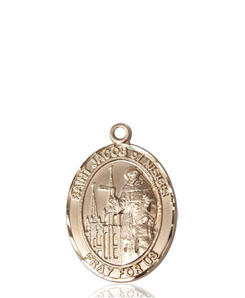 14kt Gold St. Jacob of Nisibis Medal