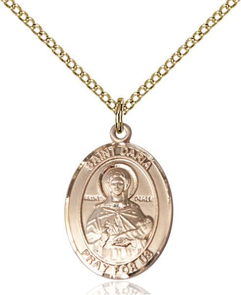 Gold Filled St. Daria Pendant