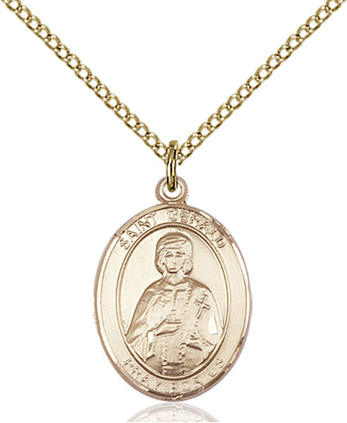 Gold Filled St. Gerald Pendant