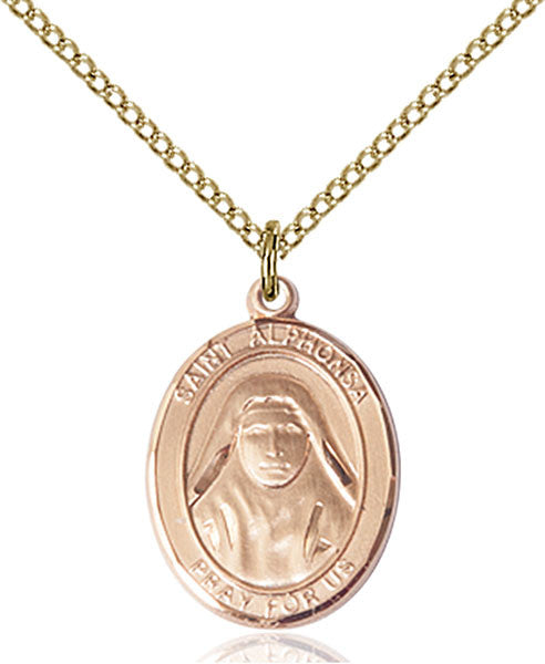 Gold Filled St. Alphonsa Pendant