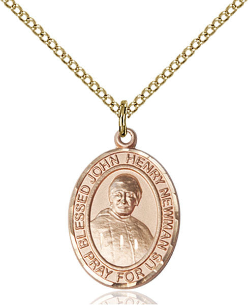 Gold Filled Blessed John Henry Newman Pendant