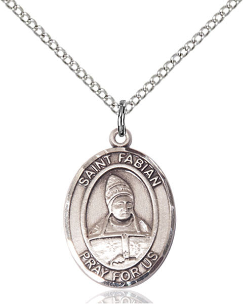 Sterling Silver St. Fabian Pendant