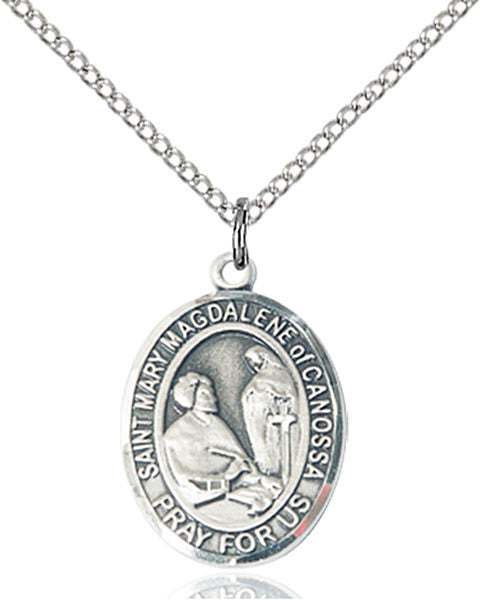 Sterling Silver St. Mary Magdalene of Canossa Pendant