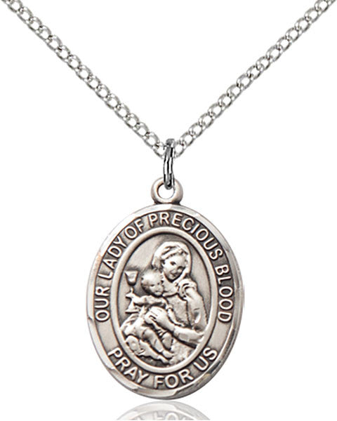 Sterling Silver O/L of the Precious Blood Pendant