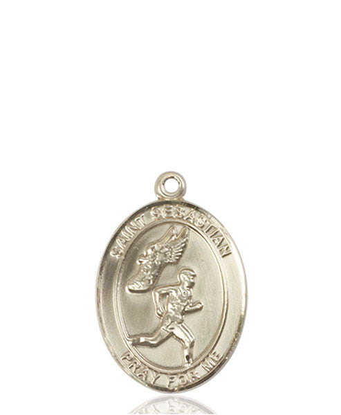 14kt Gold St. Sebastian / Track & Field Medal