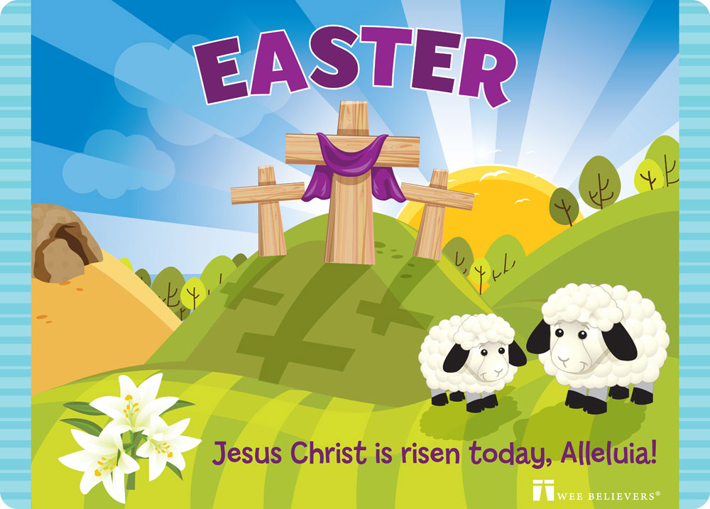 Faith Mat-Easter (Reusable) (18 x 13)