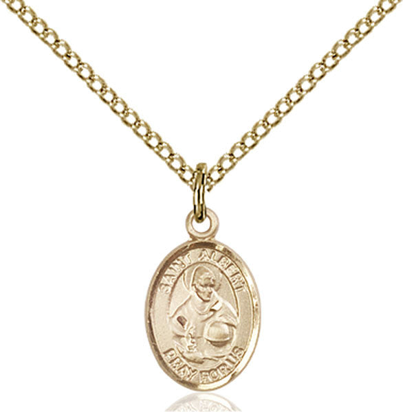 Gold Filled St. Albert the Great Pendant