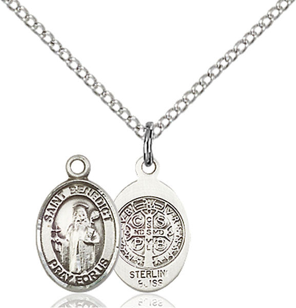 Sterling Silver St. Benedict Pendant