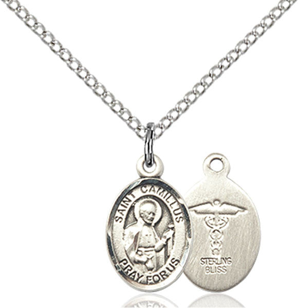 Sterling Silver St. Camillus of Lellis / Doctor Pe