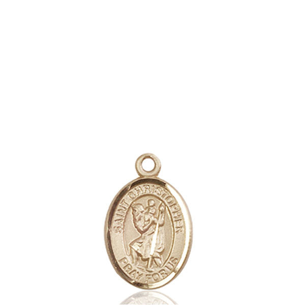14kt Gold St. Christopher Medal