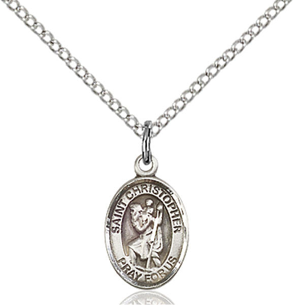 Sterling Silver St. Christopher Pendant