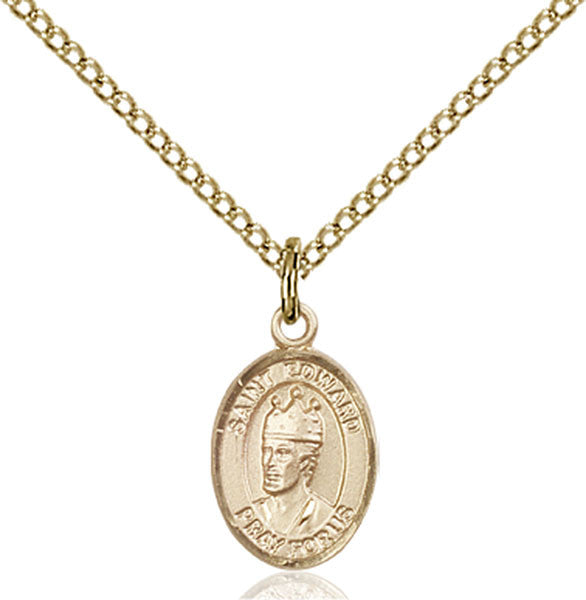 Gold Filled St. Edward the Confessor Pendant