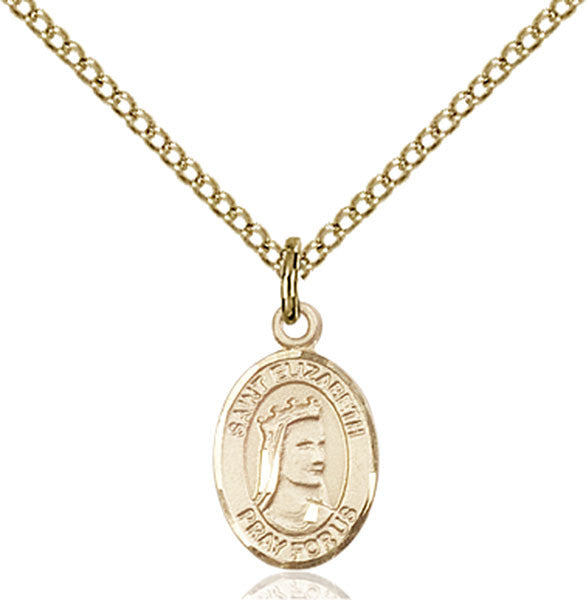 Gold Filled St. Elizabeth of Hungary Pendant