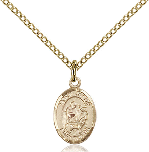 Gold Filled St. Jason Pendant