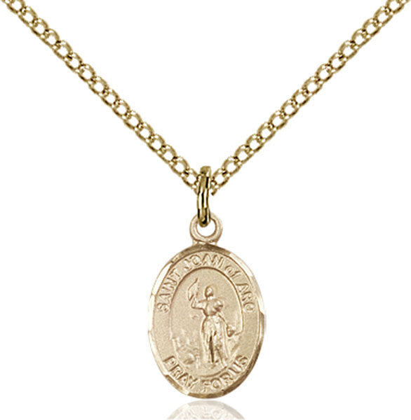 Gold Filled St. Joan of Arc Pendant