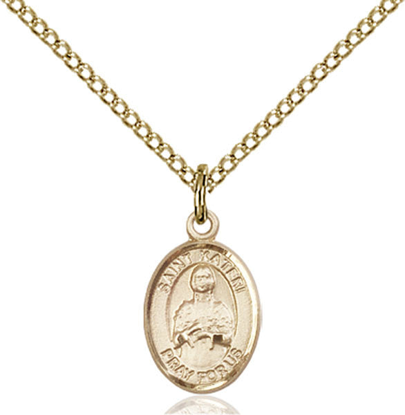Gold Filled St. Kateri Pendant