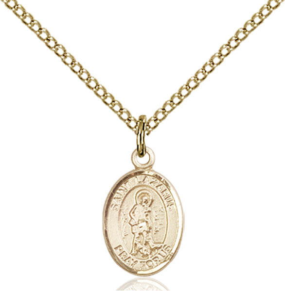 Gold Filled St. Lazarus Pendant