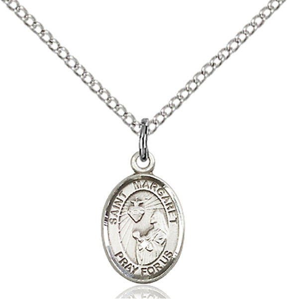 Sterling Silver St. Margaret Mary Alacoque Pendant