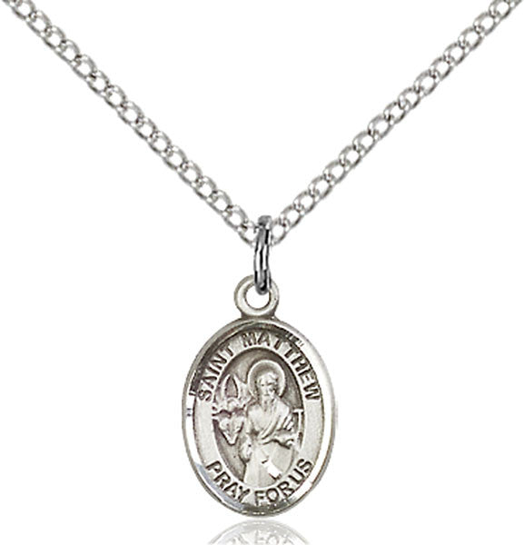 Sterling Silver St. Matthew the Apostle Pendant