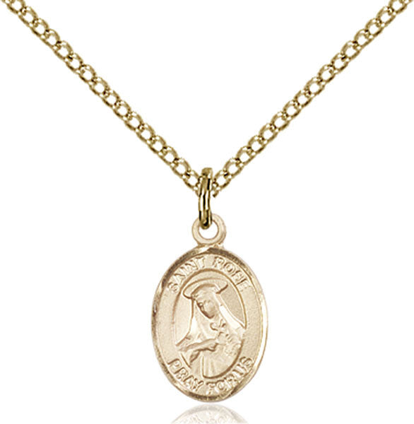 Gold Filled St. Rose of Lima Pendant